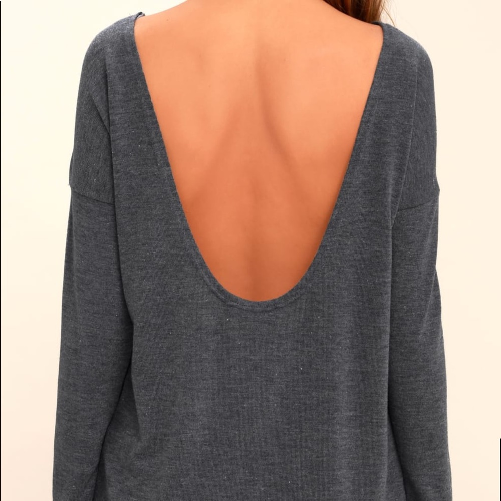 Lulu’s backless sweaters